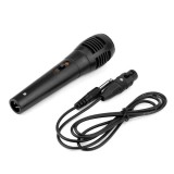 E-Zone Vezetékes Mikrofon, 6,35mm,1.5m kábel, FS-02 fekete