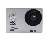 E-Zone WiFi-s Sportkamera, H-16-4, 12MP akciókamera, FullHD video/60FPS, max.32GB TF Card, 30m-ig vízálló, A+ 170°, ezüst