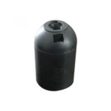 E27 foglalat, fekete (0708S)