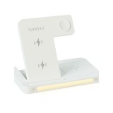Earldom ET-WC27 3in1 Wireless Watch, Pods és Telefontöltő Fehér