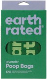Earth Rated füles kakizacsi csomag - illatos és illatmentes (Levendula illatú; 1 doboz (120 db zacskó))