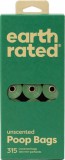 Earth Rated újrahasznosított anyagból készült kakizacskó (Illatmentes | 21 rollni | 315 zacskó)