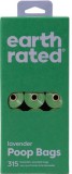 Earth Rated újrahasznosított anyagból készült kakizacskó (Levendula illatú | 21 rollni | 315 zacskó)