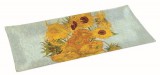 Easy Life Nuova R2S Üvegtál 36x17cm, dobozban, Van Gogh: Napraforgók