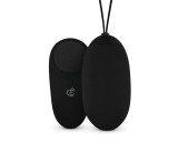 Easytoys - akkus, vízálló, rádiós vibrációs tojás (fekete)