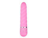 Easytoys Diamond - csavart rúd vibrátor (pink)