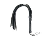 Easytoys Flogger - puha műbőr korbács (fekete)