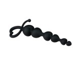 EasyToys - gyöngyös anál dildó (fekete)