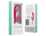 Easytoys Lily 2.0 - akkus, csiklókaros vibrátor (pink)