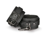 Easytoys - műbőr bilincs (fekete)