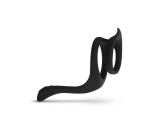 Easytoys Pleasure Ring - rugalmas pénisz- és heregyűrű (fekete)