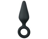 Easytoys Pointy Plug S - anál plug (fekete) - kicsi