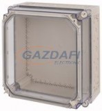EATON 090147 CI44E-200-T CI IP65 műanyag. elosztó Üres tok átlátszó fedéllel