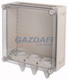 EATON 091131 KST44-150 CI IP65 műanyag. elosztó KST szerelt kábel bevezetővel