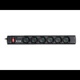 Eaton PS6TD túlfeszültségvédő Fekete, Fehér 6 AC kimenet(ek) 220 - 250 V 1 M (PS6TD)
