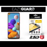 EazyGuard Samsung A217F Galaxy A21s gyémántüveg képernyővédő fólia - Diamond Glass 2.5D Fullcover - fekete (LA-1662) - Kijelzővédő fólia