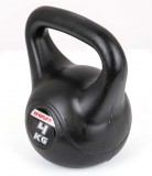 EB-Fit Füles súlyzó, Kettlebell 4 kg, cementes, fekete EB Fit