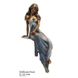 Ebano A jólét múzsája bronz szobor