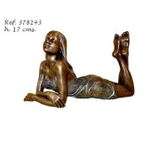 Ebano Hason fekvő hölgy bronz szobor