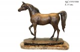 Ebano Kíváncsi ló bronz szobor