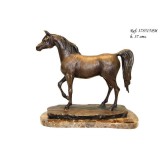 Ebano Kíváncsi ló bronz szobor