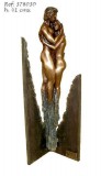 Ebano Ölelkező pár akt bronz szobor