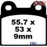 EBC FA 057 kevlár fékbetét