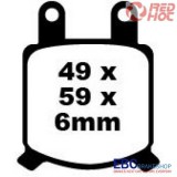 EBC FA 076 kevlár fékbetét