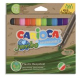 Eco Family Jumbo 12db-os színes filctoll szett - Carioca