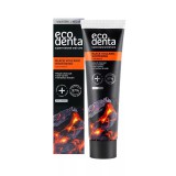 Ecodenta Fehérítő fogkrém szénnel és vulkáni ásványokkal 100ml