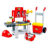 Écoiffier: 4 az 1-ben szerszámkészlet kosárral, szerszámokkal és sisakkal