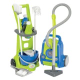 Écoiffier: Takarító játékszett - takarító kocsi és porszívó