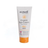 Ecowell organikus SPF50 fényvédő krém (110g)