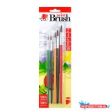 Ecset készlet szett festett 5 db-os 2-4-6-8-10 ICO Süni