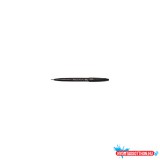 Ecsettoll, kalligrafikus hajlékony hegyû, Pentel SES15C-A fekete