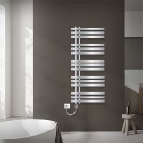 EDDC Modern design radiátor 500x1200mm króm szín 900W fűtőbetéttel különleges formatervezés stílusos megjelenés