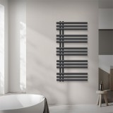 EDDC Modern designer radiátor 600x1200 mm 464W antracit törölközőszárító radiátor