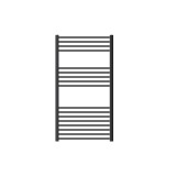 EDDC Törölközőszárító radiátor 750x1200 mm antracit egysorors - egyenes változat oldalsó csatlakozással