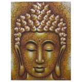 Éden Buddha Festmény - Arany Brokát Hatás 60x80cm