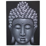 Éden Buddha Festmény - Ezüst Homok 60x80cm