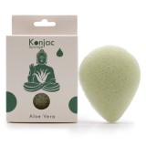 Éden Csepp Alakú Konjac Szivacs - Aloe Vera - Ápoló