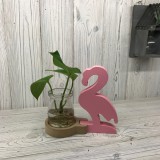 Éden Hidroponikus Dekorációs Kaspó - Rózsaszín Flamingó