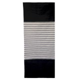 Éden Indiai Pamut Szőnyeg - 70x170cm - Fekete-Szürke