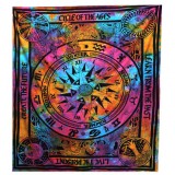 Éden Kétszemélyes Pamut Ágytakaró- Az Idő Körforgása