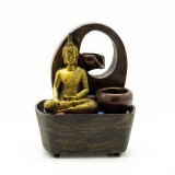 Éden Szoba Szökőkút - 21.5cm - Arany Buddha