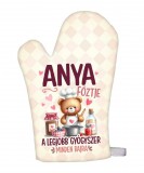 Edényfogó kesztyű, főzőkesztyű, Anya főztje a legjobb gyógyszer