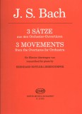 Editio Musica Budapest Zeneműkiadó Bach, Johann Sebastian: 3 tétel a zenekari szvitekből