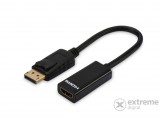 Ednet DisplayPort - HDMI type A adapter kábel, 0,15m, fekete