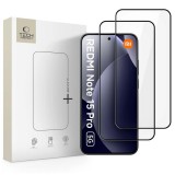 Edzett üveg kijelzővédő Tech-Protect Glass Fit+ 2-PACK Xiaomi Redmi Note 15 Pro 5G készülékhez fekete