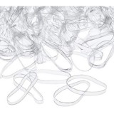 EF-ES szilikon hajgumi, átlátszó vékony